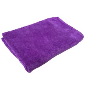 Car Cleaning Towel Sanding Absorbent Wash Car Wipes (Option: Purple-30x30cm)